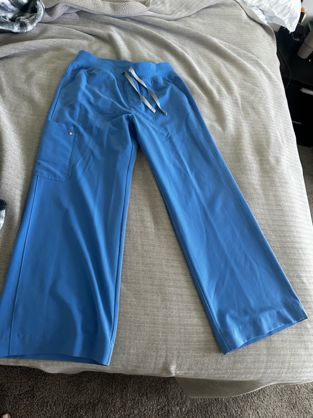 Isabel Wide Leg Petite Scrub Pant- Medium